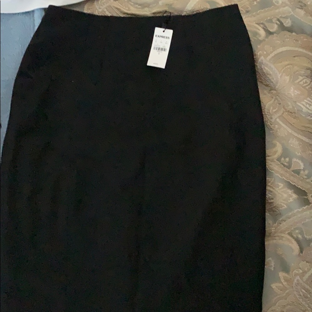 Express black skirt